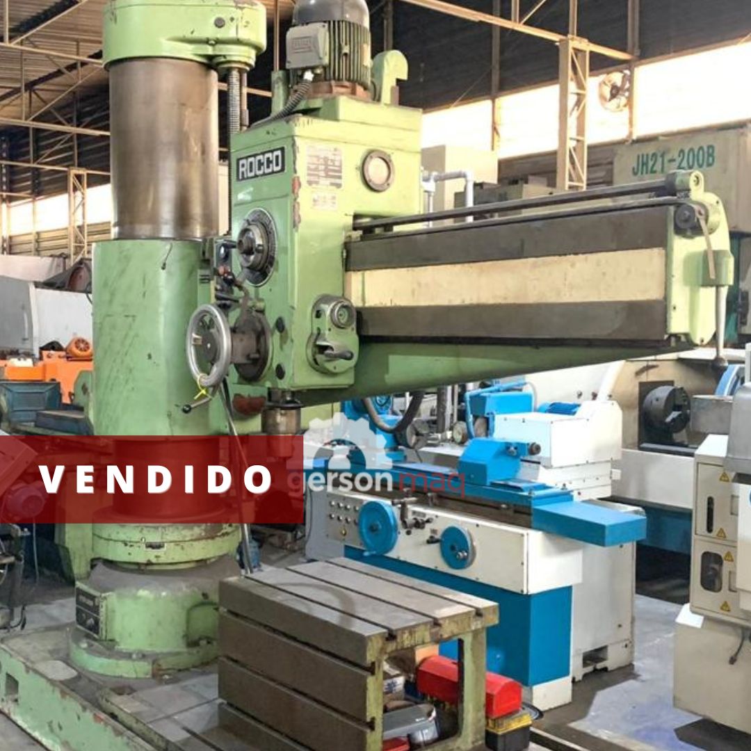 FURADEIRA RADIAL ROCCO MODELO R70H-2000 mm